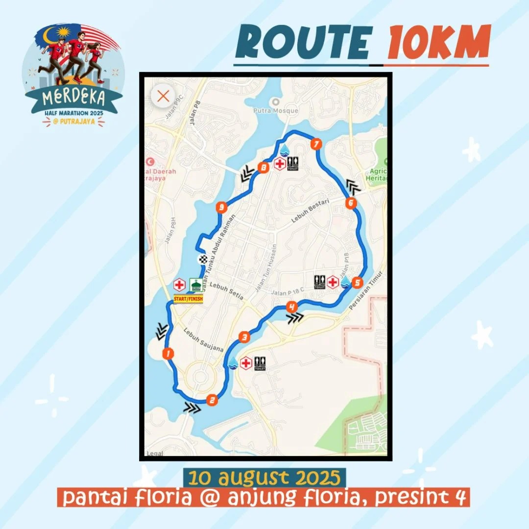 Merdeka Half Marathon 2025 @ Putrajaya