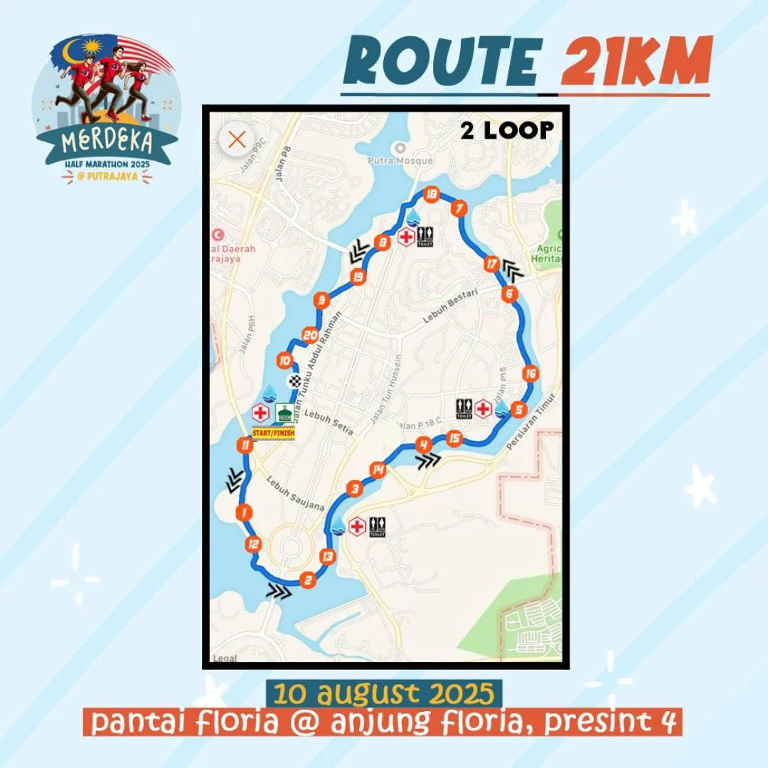 Merdeka Half Marathon 2025 @ Putrajaya