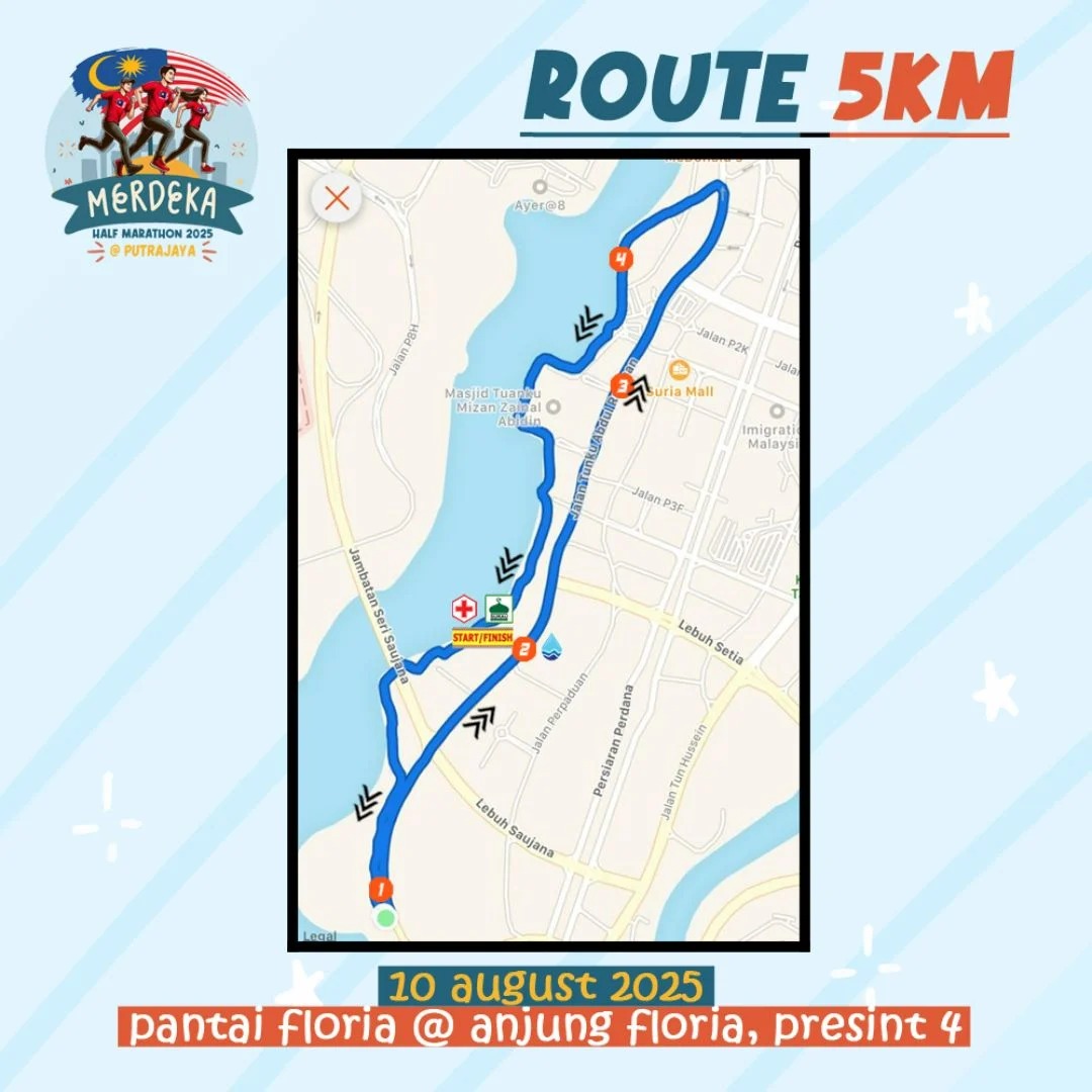 Merdeka Half Marathon 2025 @ Putrajaya